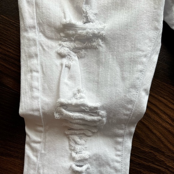 Distressed Juniors Skinny Jeans - Picture 2 of 4